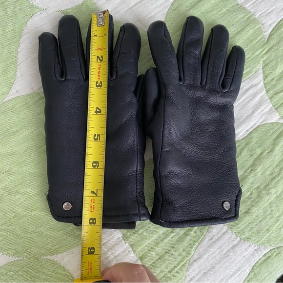 Shinola Detroit x Geier Leather Deerskin lined gloves — sz 7 — worn twice - Picture 8 of 8